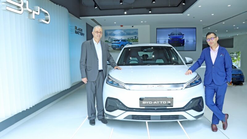 BYD India Inaugurates its Passenger Vehicle Showroom in Gurgaon