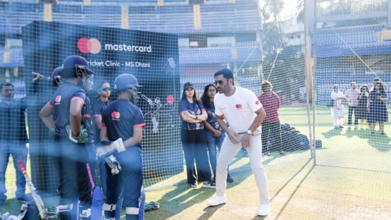 MS Dhoni trains the next generation of women cricketers at Mastercard’s ‘Cricket Clinic – MSD’