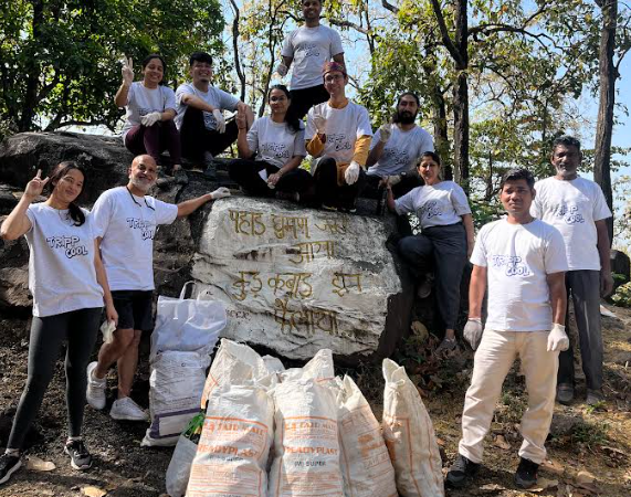Uttarakhand witnesses massive cleanup drive on international earth day by Tripp cool team