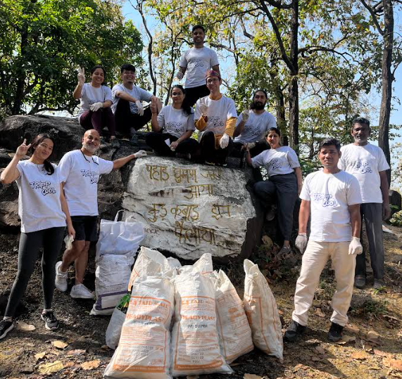 Uttarakhand witnesses massive cleanup drive on international earth day by Tripp cool team