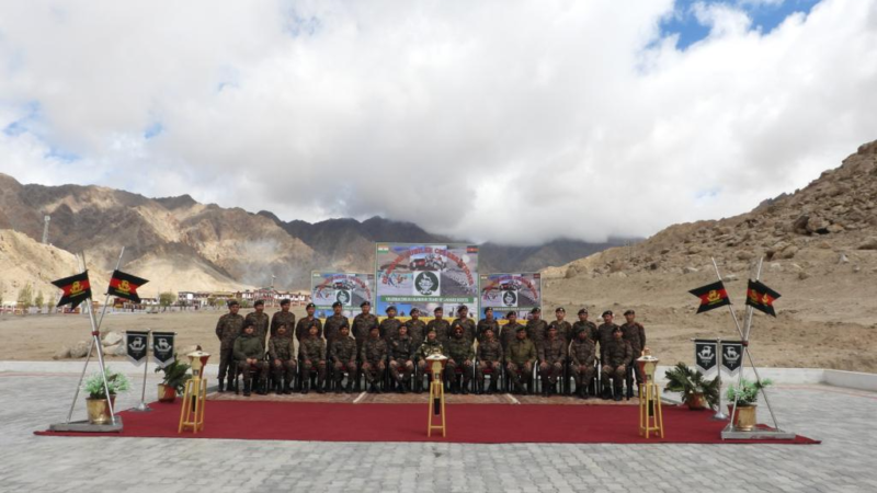 Leh: The Ladakh Scouts Regiment Eternal Flame has been conceptualised to pay tribute to the valour and sacrifice of the War Heroes and to commemorate its Diamond Jubilee.