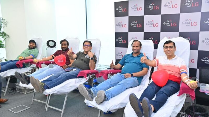 LG Electronics India embarks on a nationwide mega Blood Donation Drive