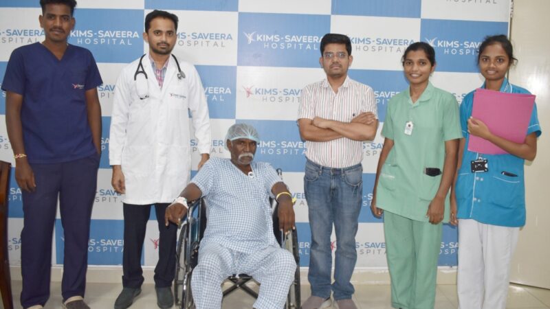 Rotablation assisted stenting at KIMS Saveera Hospital