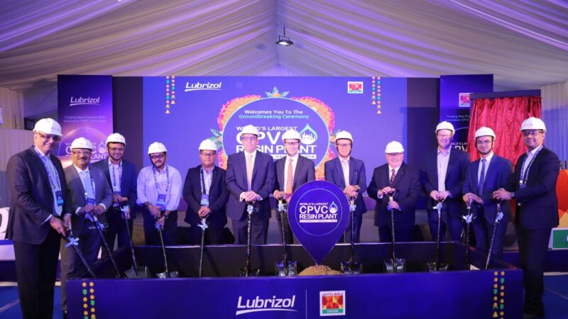 Lubrizol and Grasim Industries Limited Break Ground on World’s Largest CPVC Resin Plant*