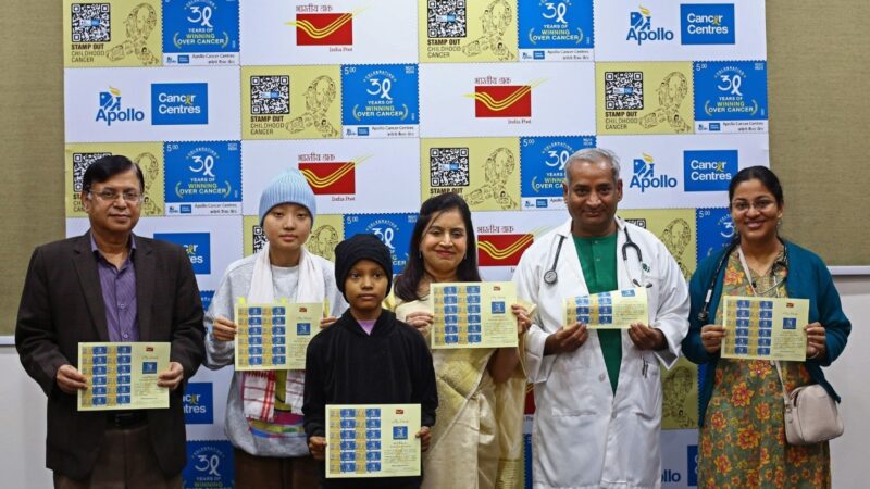 India Post & Apollo Cancer Centres Join hands to Launch ‘Stamp Out Childhood Cancer’ Campaign