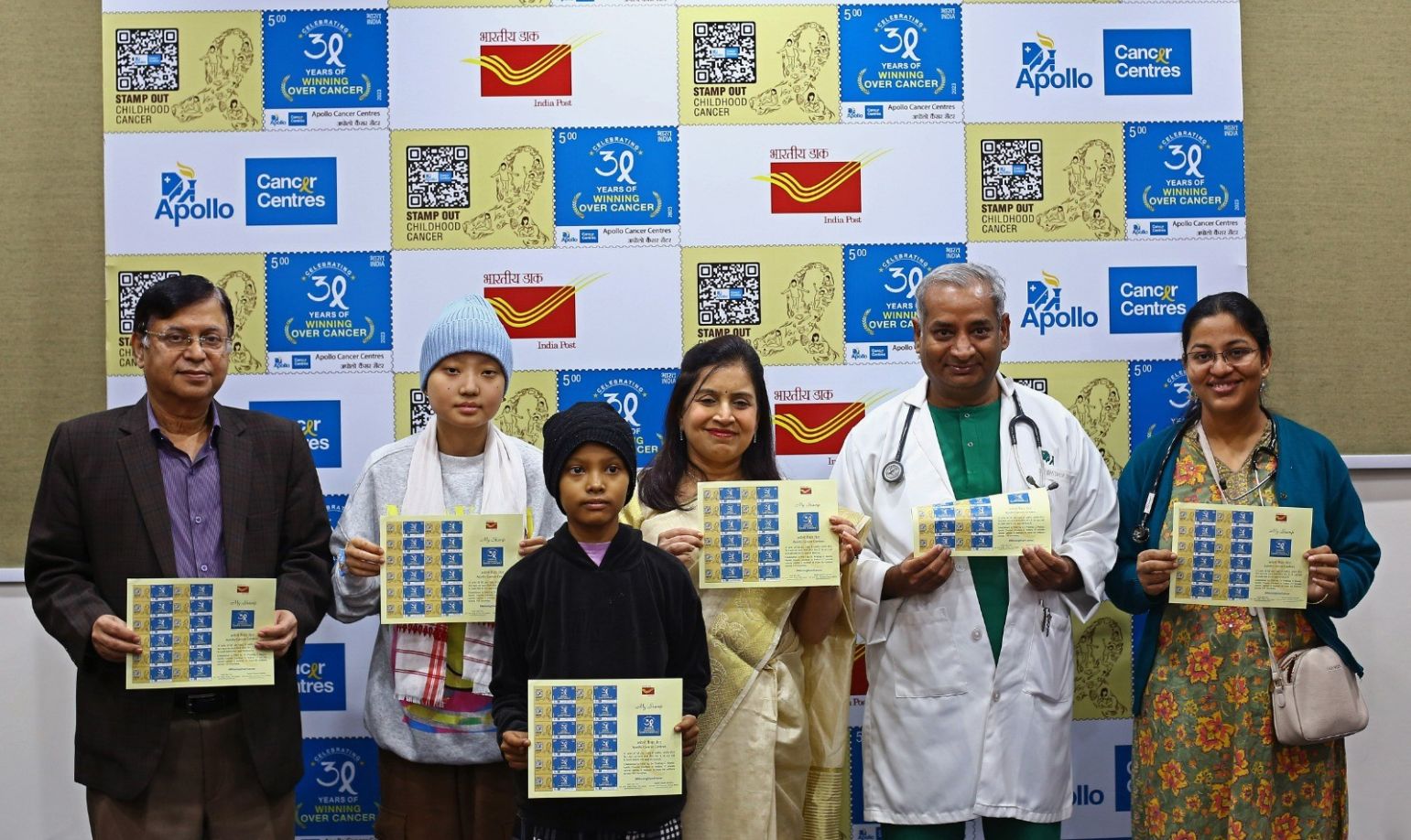 India Post & Apollo Cancer Centres Join hands to Launch ‘Stamp Out Childhood Cancer’ Campaign