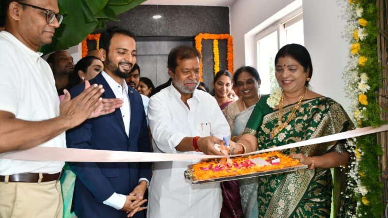 Telangana Health Minister Sri Damodar Rajanarasimha Inaugurates Euderm Skin and Hair Clinic in Jubilee Hills, Hyderabad