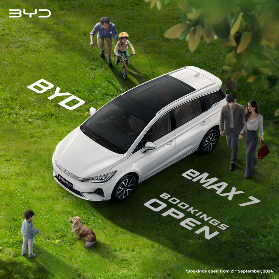 BYD India Opens Bookings for its Electric MPV, the BYD eMAX 7