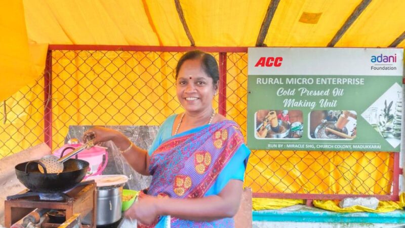 Adani Foundation at ACC Madukkarai empowers single mother towards financial stability