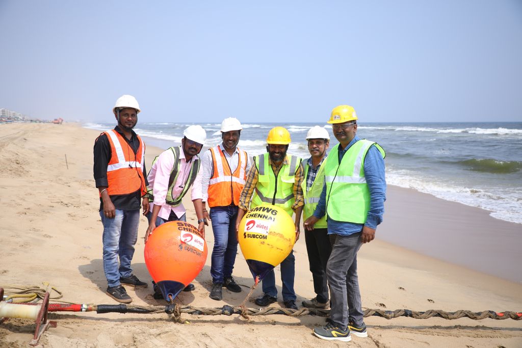 Airtel lands the SEAWE-6 cable in Chennai